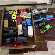 TrackMaster Tomy Thomas Friends Pacific Line Mixed Lot Locomotive Cars 25 Cars
