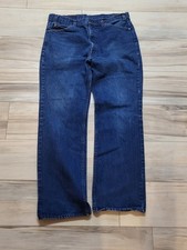 Vintage Mid 80s 517 Orange Tab Dark Wash Levi Jeans Size 38x32