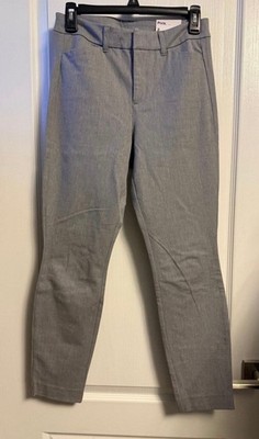 NEW Old Navy High Rise Pixie Heather Gray Dress Pants Pant Size 2 Slacks