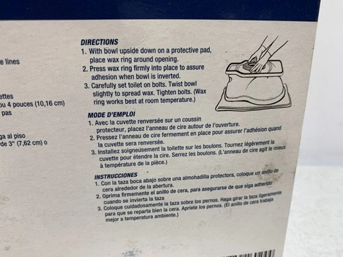 ProFlo PFWR Wax Ring 3" or 4" Waste Lines - Picture 5 of 8