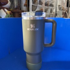 Stanley 40oz Army Green Tumbler EUC! 