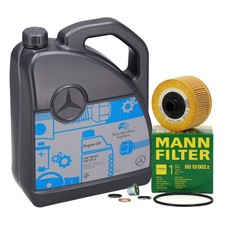 5L ORIGINAL Motoröl 5W40 + Schraube + MANN HU10002z Ölfilter für SMART 453 0.9