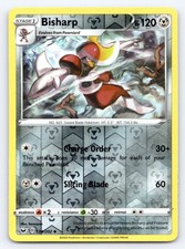 Bisharp 134/202 Reverse Holo SWSH01: Sword & Shield Base Set Pokemon Card - NM