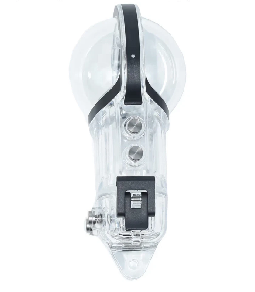 Funda de buceo Fotoleey para Insta360 X3 impermeable 50 m carcasa + tapa de lente y antiniebla Foto 3 de 4