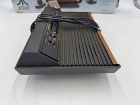 Atari 2600 Console w/2 OEM Controllers + BOX - Console Untested AS IS FOR PARTS