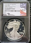 2026-W American Eagle NGC PR70UC 250th Privy Mercanti Autograph 1776 Silver 1 oz