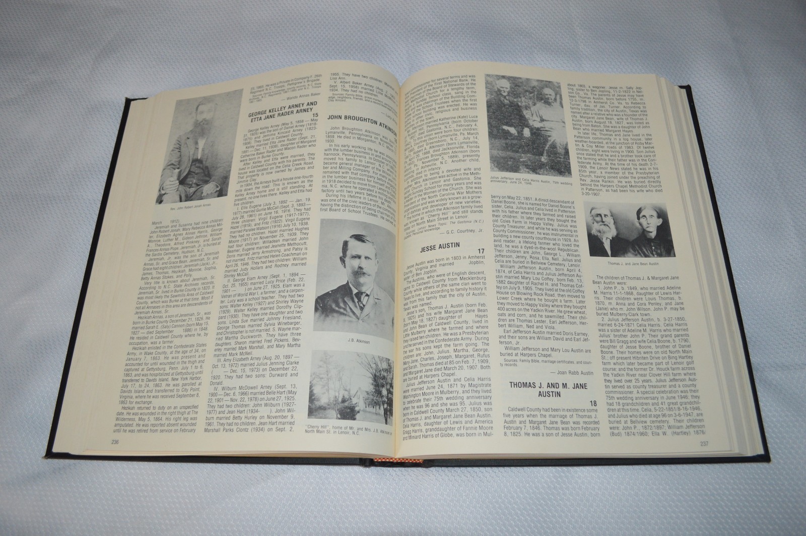 THE HERITAGE OF CALDWELL COUNTY ~ NORTH CAROLINA ~ VOLUME I ~ 1983 ~ BK-01