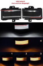Smoked Lens Sequential Led Side Mirror Lights For 2015-25 Ford F150 F250-f550 Sd Smoked Lens Sequential Led Side Mirror Lights For 2015-25 Ford F150 F250-f550 Sd