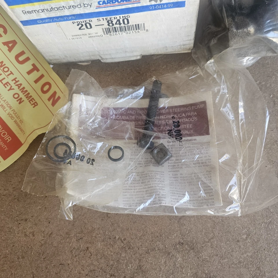 Bomba de dirección asistida Pronto 20-840 - Se adapta a camionetas GM Chevy GMC Cadillac SUV Foto 2 de 4