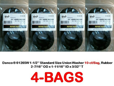 #ad #ad Union Washer 1 1 2’’ 10 ct 2 7 16’’OD x 1 11 16’’ID x 3 32#x27;#x27;T Danco 61265W 4 PK $18.99