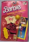 Vintage Barbie Doll Sporting Life Fashion 717-4 Skateboarding Outfit Sealed 1989
