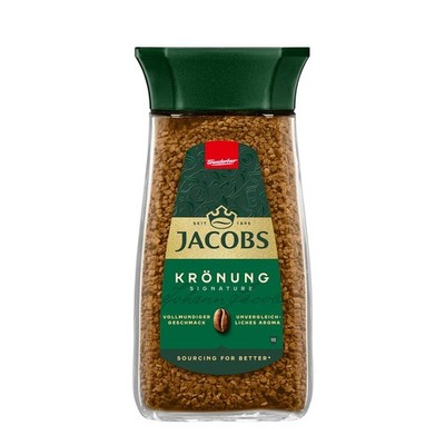 Jacobs Krönung löslicher Bohnenkaffee, Instant Kaffee, (200g) Glas, 112 Getränke