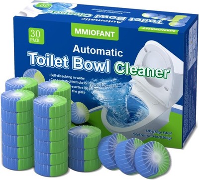 Automatic Toilet Bowl Cleaner Tablets Tank Cleaning Deodorizer Eco Friendly