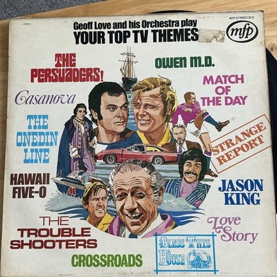 Geoff Love Orchestra Your Top Tv Themes Mfp 5272 Vinyl Record Lp