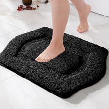 Bathroom Rug Mat, Extra Soft Absorbent Washable Bath Rug, Non Slip Bath Mats ...