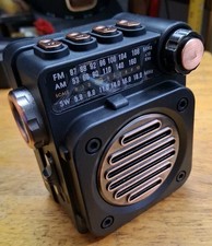 Portable AM FM SW Radio Bluetooth Speaker LED Flashlight Rechargeable 18650