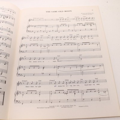 Steve Allen Songbook Piano Voice 1971 Meadowlane Autographed