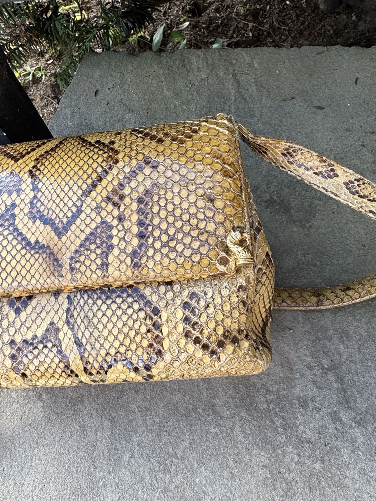 JUDITH LEIBER FOR BONWIT TELLER PYTHON SNAKESKIN … - image 10