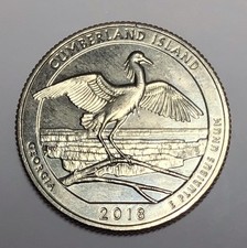 2018 S Cumberland Island Seashore National Park Quarter 25c Georgia Circulated