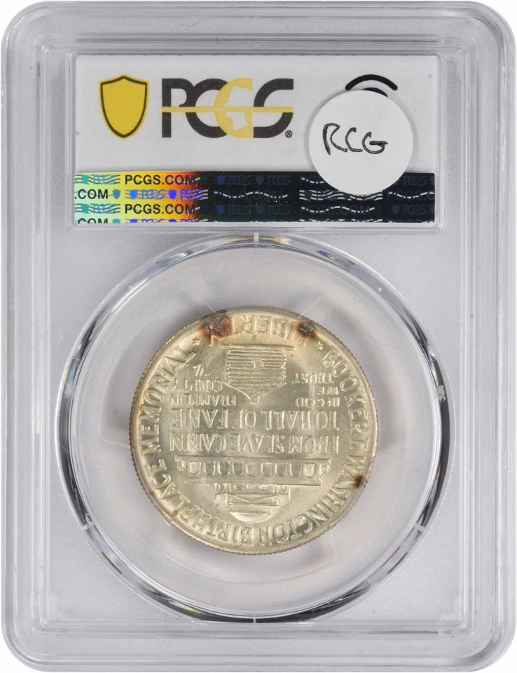 Washington (Booker T.) Commemorative Half Dollar 1946-S MS66 PCGS - Image 2 of 2