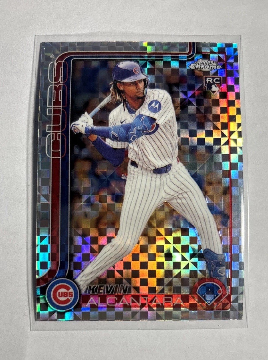 2025 Topps Chrome - Kevin Alcantara #173 X-Fractor (RC)