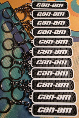3D PRINT CAN-AM LOGO KEYCHAIN NOSTALGIA FUN FOR ALL GREAT SLIM SIZE FOR UTV, ATV