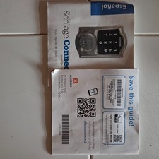 Schlage Smart Deadbolt lock , great feature for your home BE469ZP CAM 619