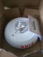 System Sensor Pc4wl Horn Strobe Alarm 4 Wire, Marked Fire, Ceiling mount