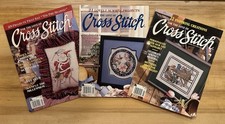 For the Love of Cross Stitch Leisure Arts Magazine 1999-2000 Lot of 3