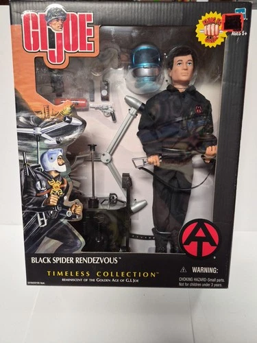 Vintage Hasbro 2002 G.I. Joe BLACK SPIDER RENDEZVOUS TIMELESS COLLECTION FIGURE