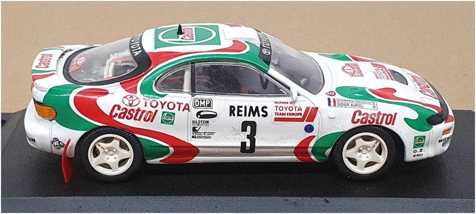 Trofeu escala 1/43 049 - Toyota Celica 4X4 Castrol #3 1st M. Carlo 1993 Foto 3 de 4