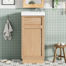 15.75 Small Bathroom Vanity with Reversible R...