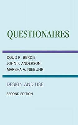 Questionnaires: Design and Use by Anderson, John F. Hardback Book The Fast Free