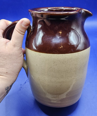Steingut Krug Pearson's Of Chesterfield Stoneware 2 Pint / 1 Liter Krug sehr guter Zustand