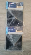 2 Pack New DecKorators Fence Post Point 4x4 (actual  3.5X3.5) Post Cap Black NEW