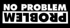 Problem No Problem Funny Jeep Offroad Vinyl Decal Sticker For Car Trucks Suvs