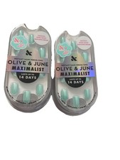 2-Olive & June +Bubble Instant Mani Maximalist Slam Dunk Chrome  42ct