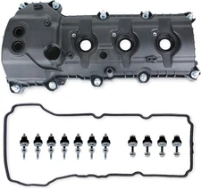 Driver Side Engine Valve Cover with Gasket Bolts Compatible with Ford F-150 Expl