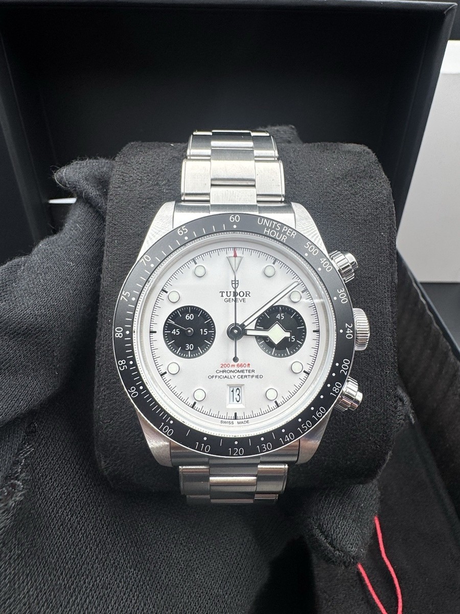 2026 TUDOR Black Bay Chronograph Oyster Steel Panda White Watch