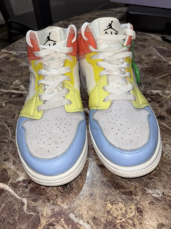 Women’s Nike Air Jordan 1 Mid - To My First Coach - Size 8 - Pre-owned - Image 2 of 4