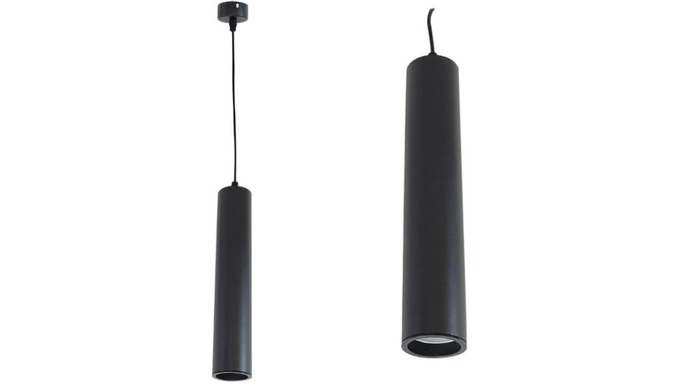 Lampa Wiszca GU10 Czarna 30cm