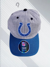 Indianapolis Colts NFL Team Apparel Youth Gray / Blue Strapback Hat Cap