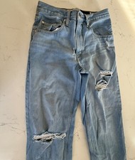 Vintage Limited Edition Levi  s Silver Tab  94 Baggy Jeans Light Wash Size 27