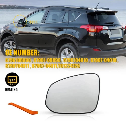 For 2013-2018 Toyota RAV4 Heated Convex Driver Left Side Mirror Glass 8790704011