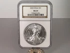 2003 1 Oz .999 Fine Silver American Silver Eagle $1 MS 69 MS69 NGC 1oz 1 Ounce