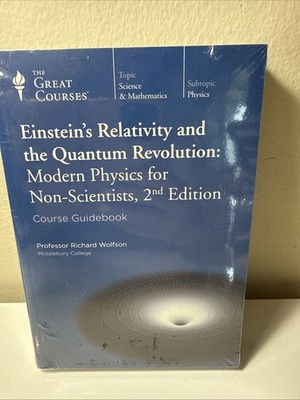 New Great Courses Einstein's Relativity & Quantum Revolution DVD Guidebook