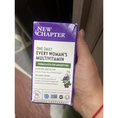 New Chapter Every Woman's Multivitamin 96 Vegan Capsules. Expiration: 04/25