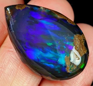 20.3Ct African Polished Black Opal Cab Specimen PYWB1820