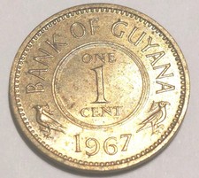 Coin Guyana: 1 Cent 1967