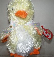 TY MWMT TY Beanie Baby Peepers Chick Beanie of the month Members Exclusive